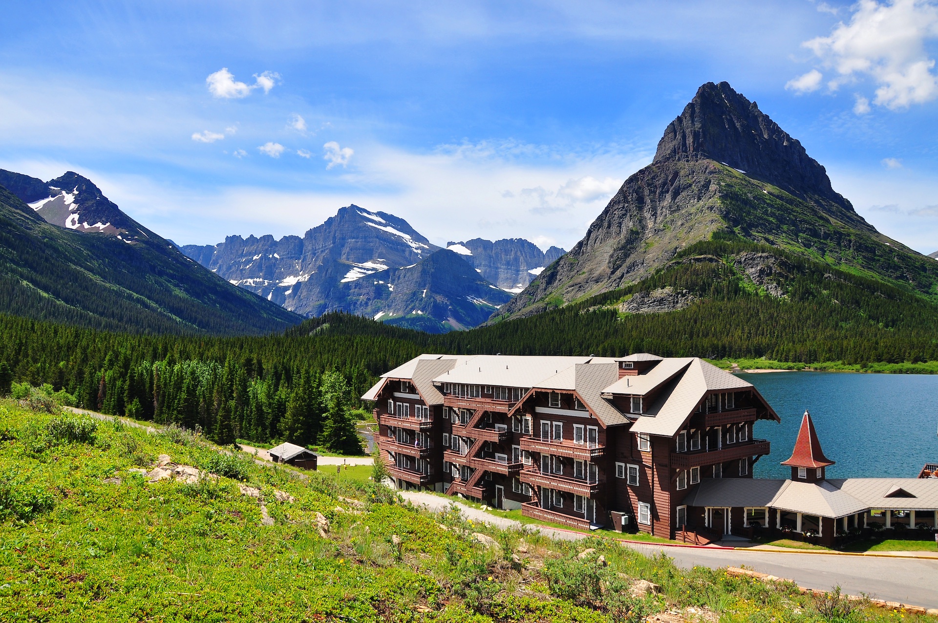 Many Glacier Hotel, Glacier National Park, Montana
