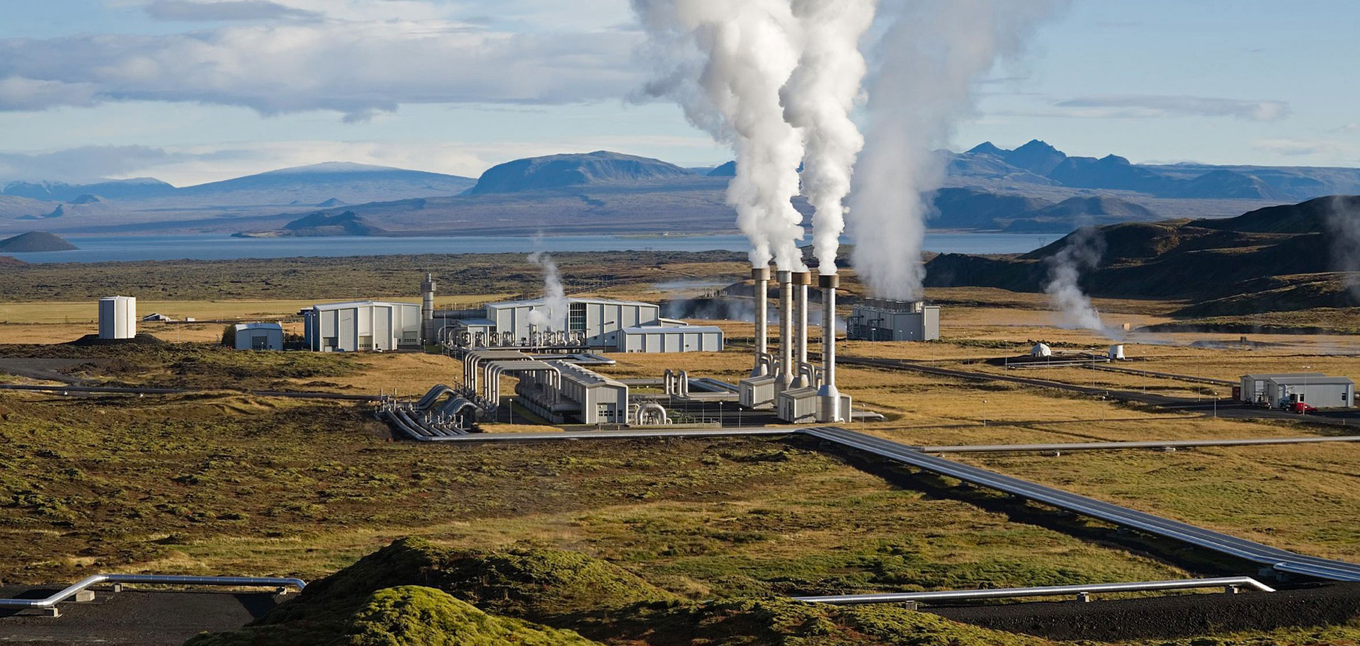 Iceland has six major geothermal power plants. Geothermal energy—derived from the Earth’s natural inner heat—is a main source of power in Iceland, currently accounting for more than 30 percent of the country’s electricity supply. Geothermal also meets more than 90 percent of the heating demand in Iceland.